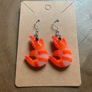 Shrimp Charm Earrings